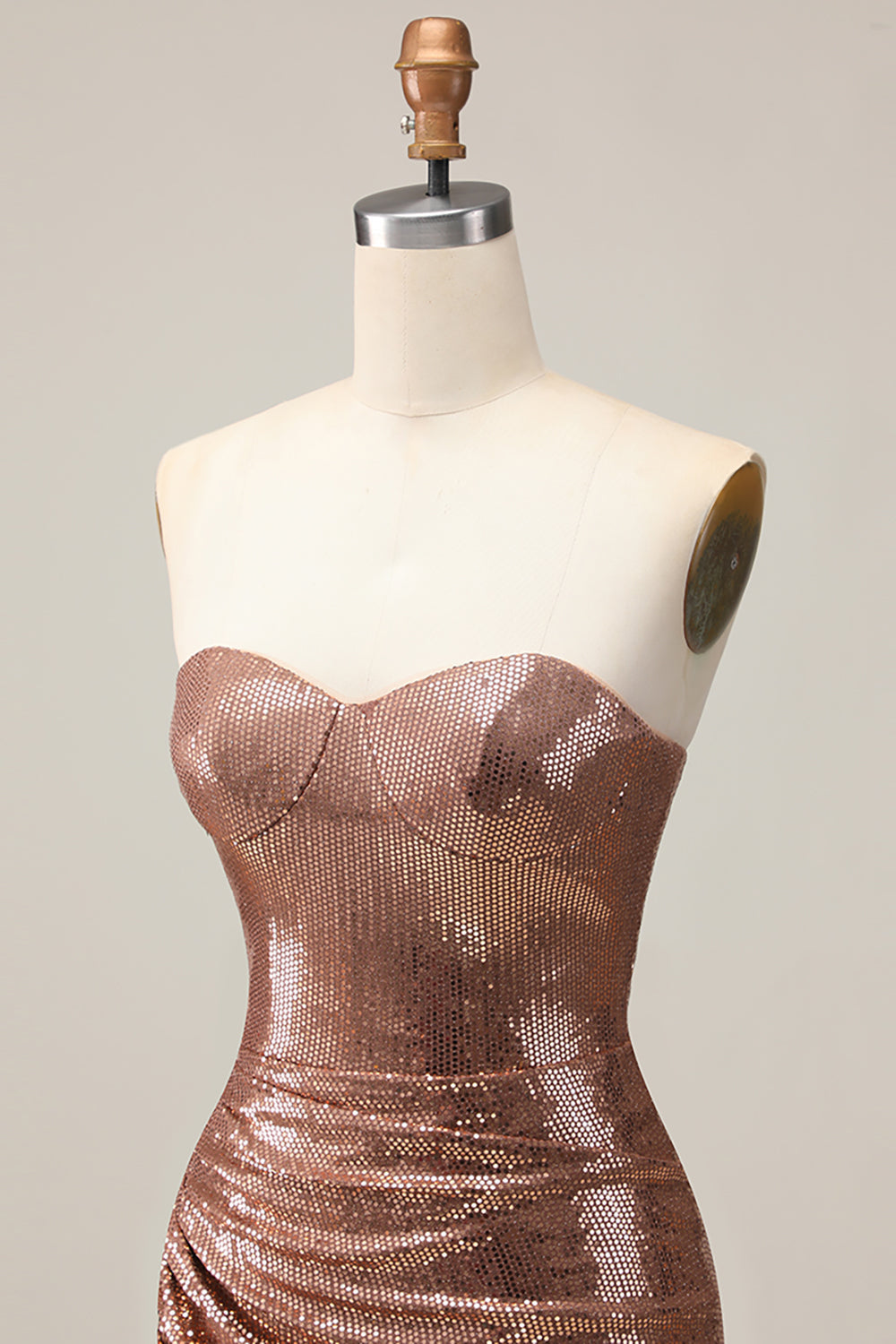 Sparkly Fuchsia Sweetheart Bodycon Homecoming Dress - Image 12
